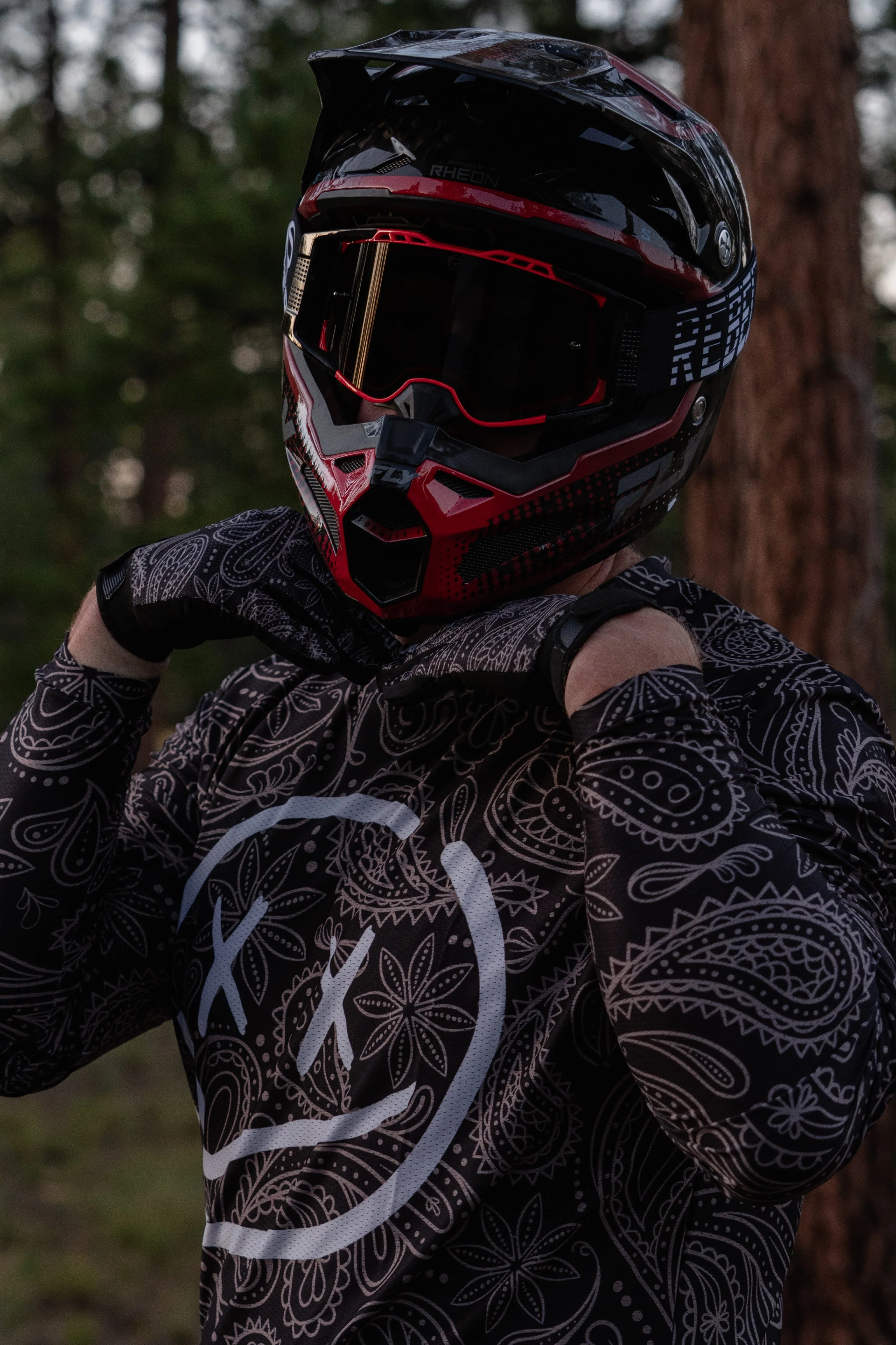 Menace Moto/MTB Jersey 2.0: Paisley - Image 4