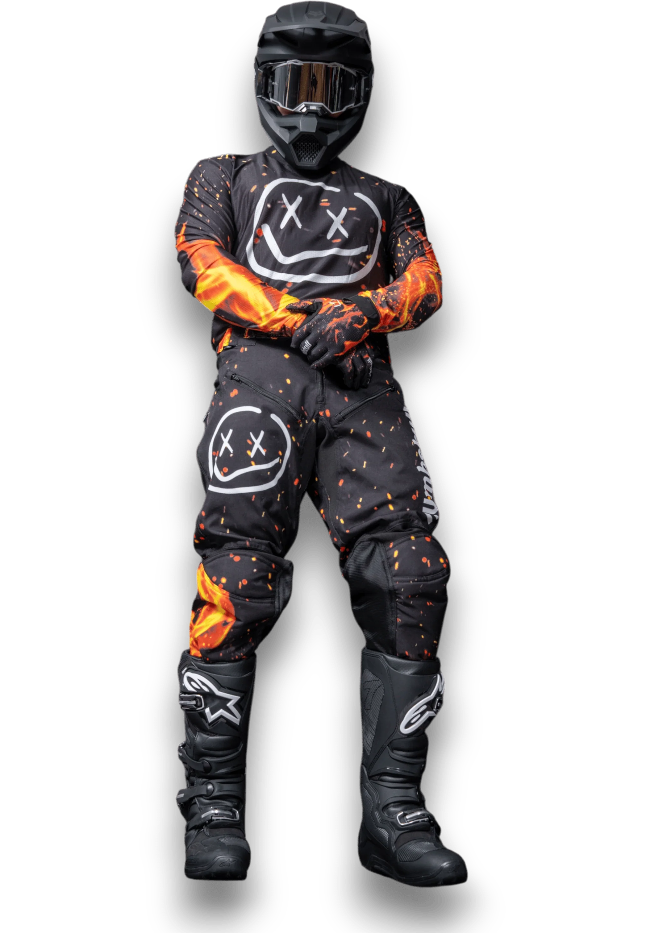Menace Moto Pant 2.0: Flame