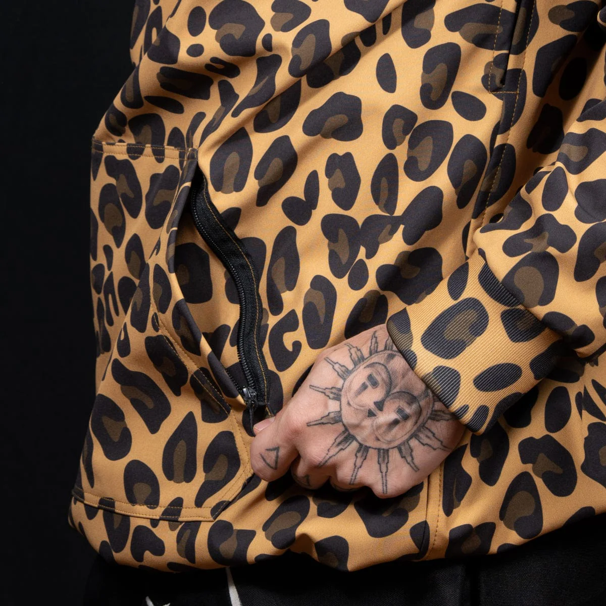 Slacker Snow Jacket: Yellow Cheetah - Image 4